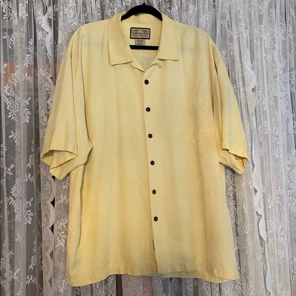 Jamaica Jaxx XXL silk shirt pineapple